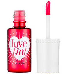 Benefit Love Tint dries quickly and is totally smudge-proof