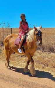  Nicole enjoyed a spot of horse riding during their romantic holiday