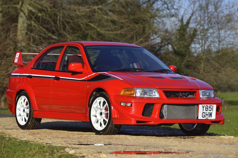 The sports star... classic Mitsubishi Evo