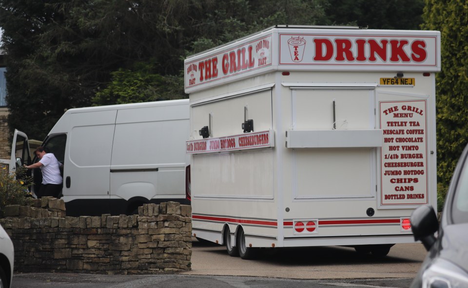 The party even included karaoke, a DJ and a burger van