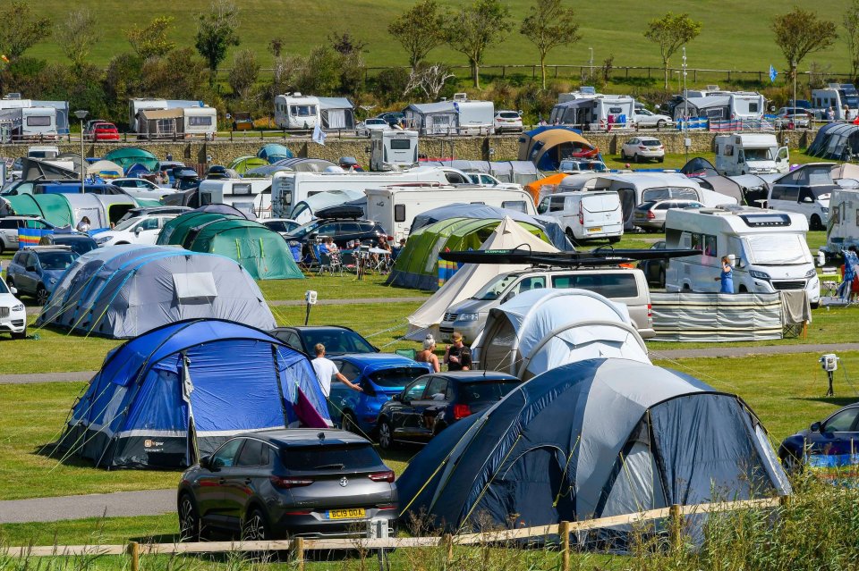 Many families will be sleeping under canvas for the first time