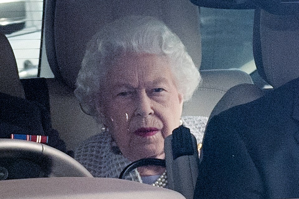 The Queen is seen today leaving Windsor for her summer break