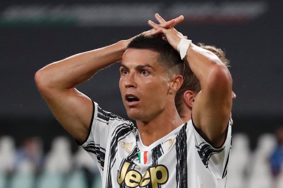 Ronaldo's second season with Juventus ended in disappointment as the club were dumped out of the Champions League