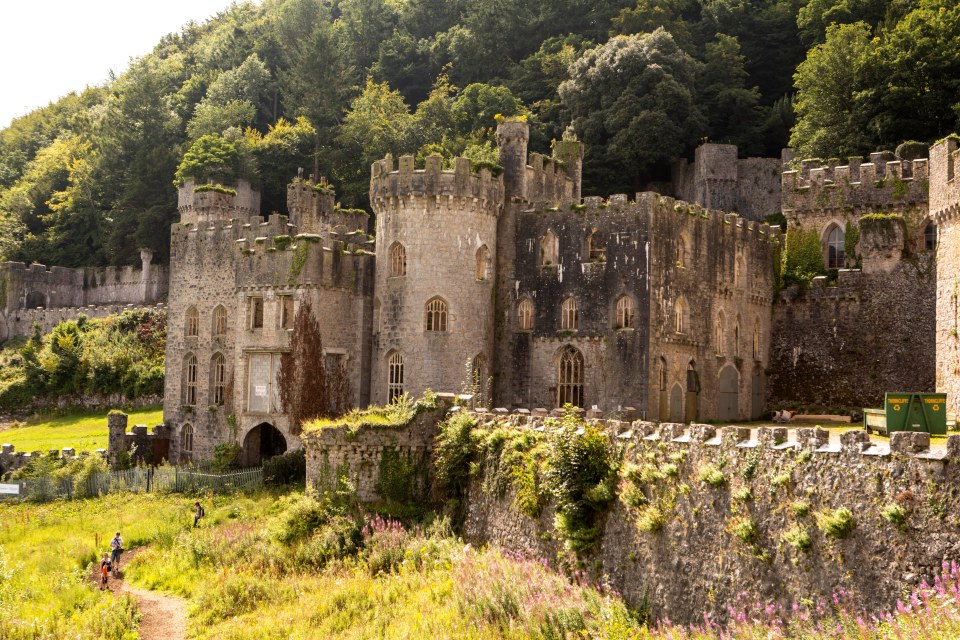 Gwrych Castle is located in Wales - and will be lacking the usual sunny climate of the Aussie bush