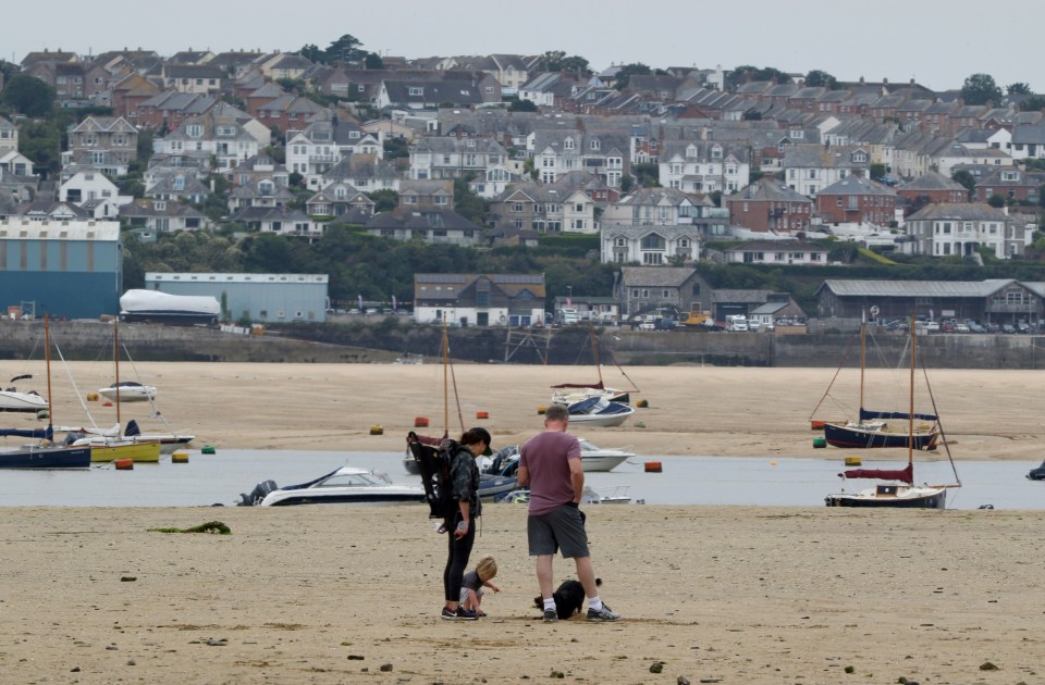 The star owns a beachside mansion in the nearby coastal village of Rock