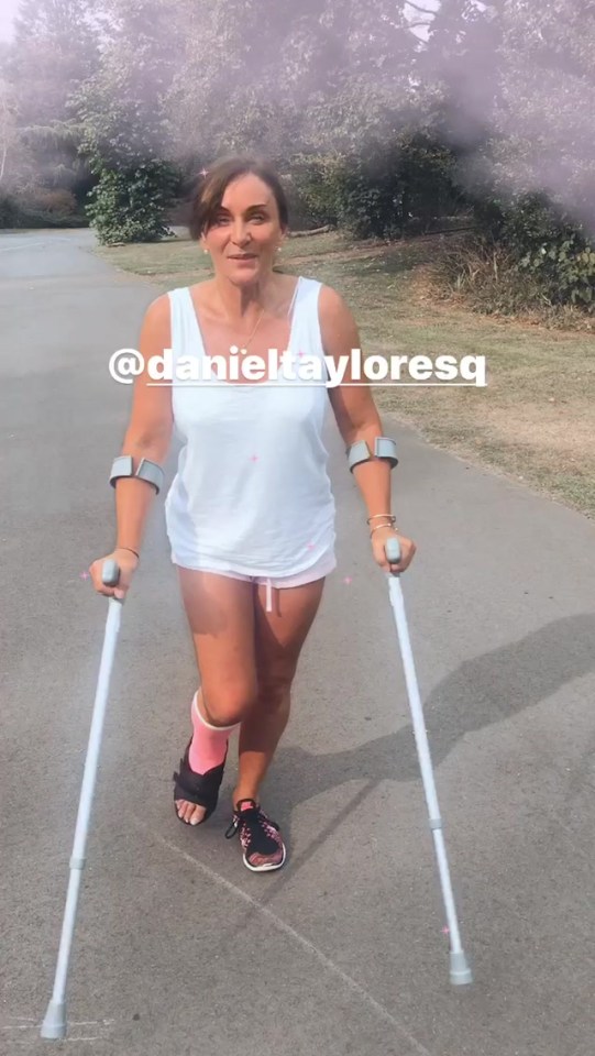 Shirley Ballas is currently in recovery after breaking her ankle in July