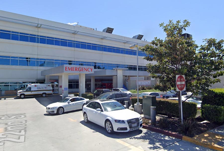 Simon was rushed to Providence Saint John’s hospital in Santa Monica