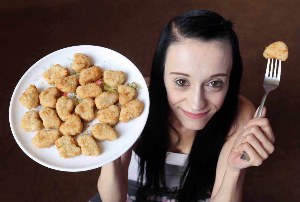  Michaela will only gorge on nuggets and crisps