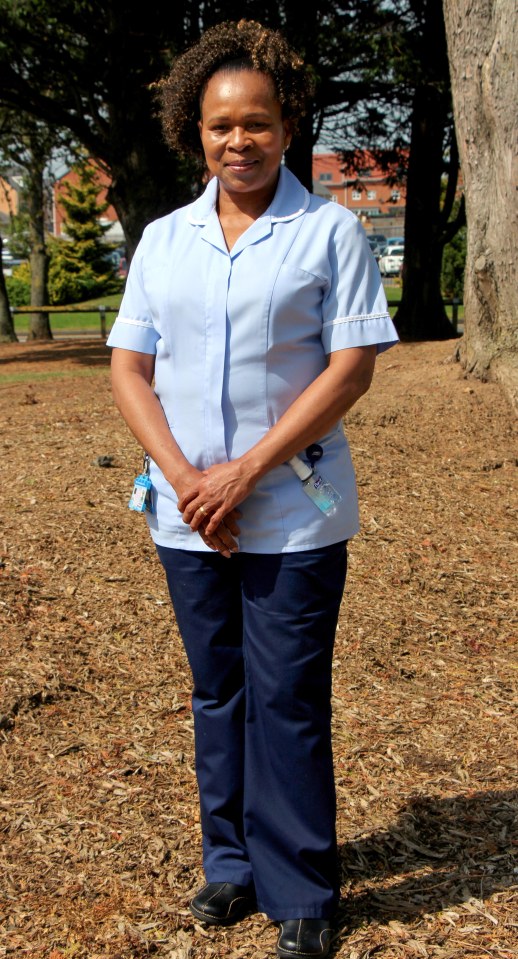 Millie Magadlela, 59, has been a nurse for 39 years