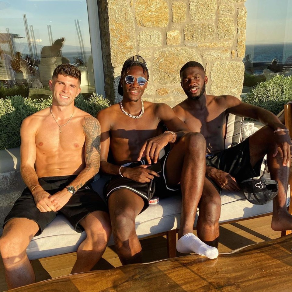 Four Chelsea stars are in quarantine after a holiday on the Greek island of Mykonos