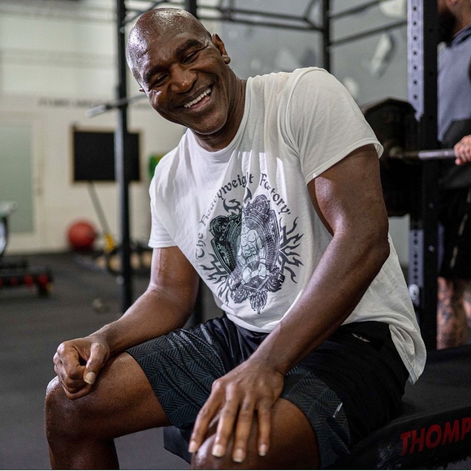 At 57, Holyfield is back in training ahead of a return to the ring