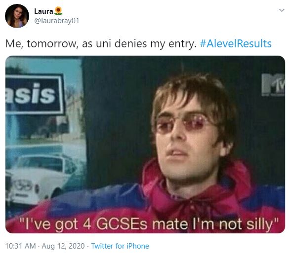 Others suggested using their GCSEs for university entrance