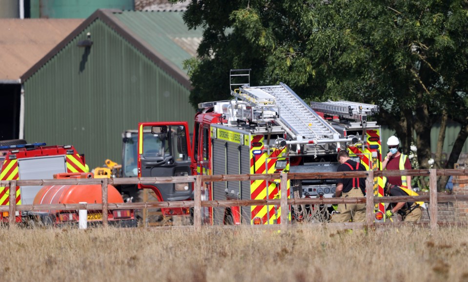 Emergency services were called to the site on Tuesday night