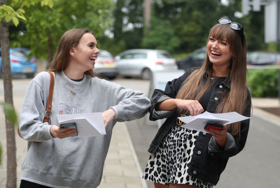 A-level students had their marks upgraded after the results day fiasco