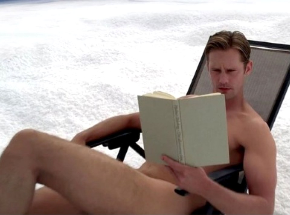 Alexander Skarsgard was happy to take his kit off in True Blood