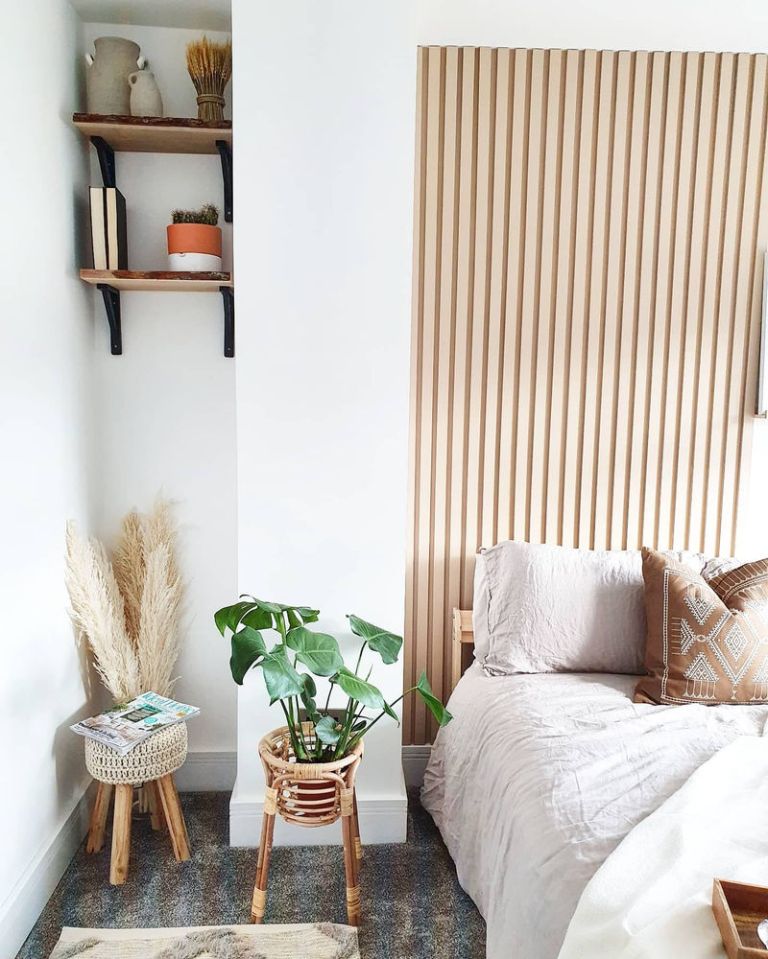 The timber panelling is super chic and looks stunning