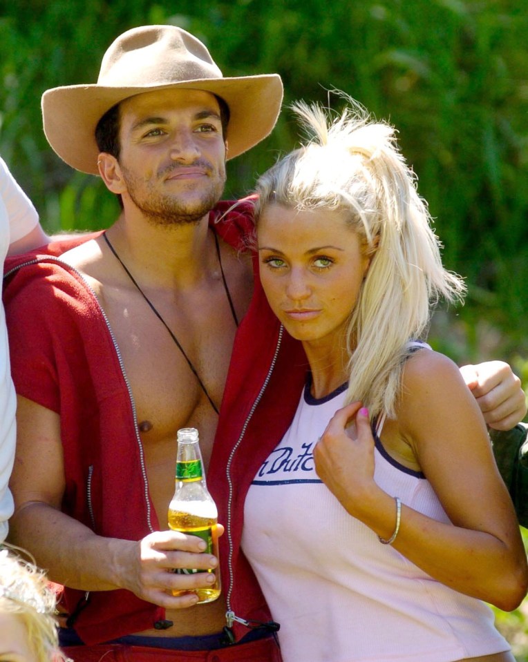 Kieran's ex wife Katie Price met her first husband Peter Andre on I'm A Celeb in 20004