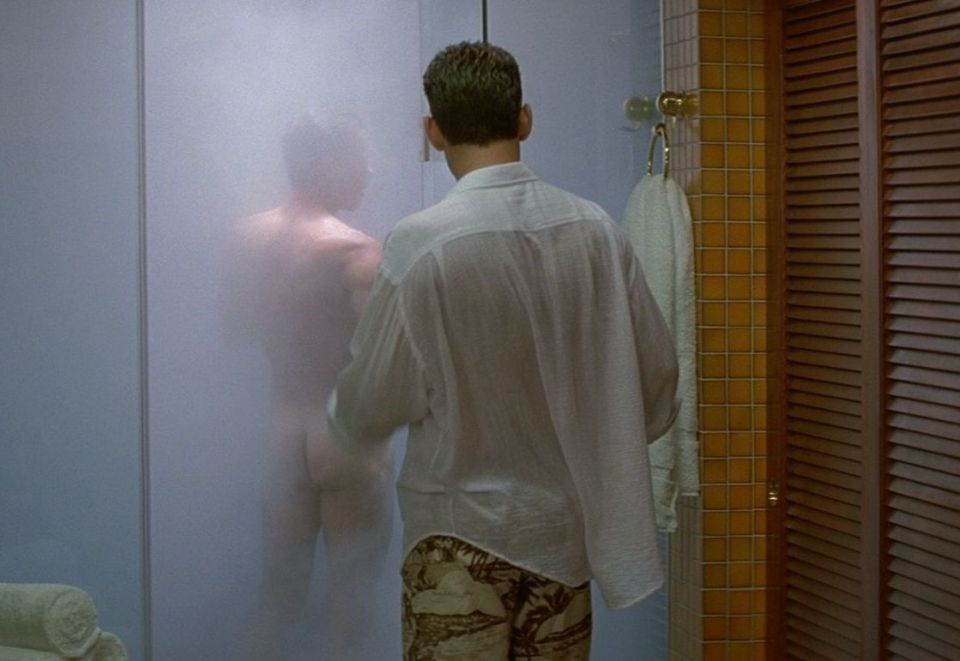 Kevin Bacon became a poster boy for male nudity when he stepped out of the shower on Wild Things in 1999