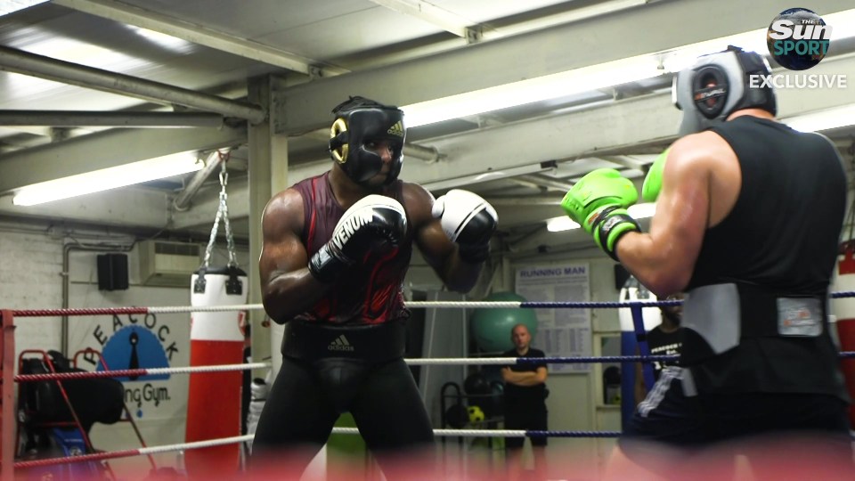 SunSport had the chance to watch Dynamite Daniel Dubois during a brutal sparring session at the Peacock gym