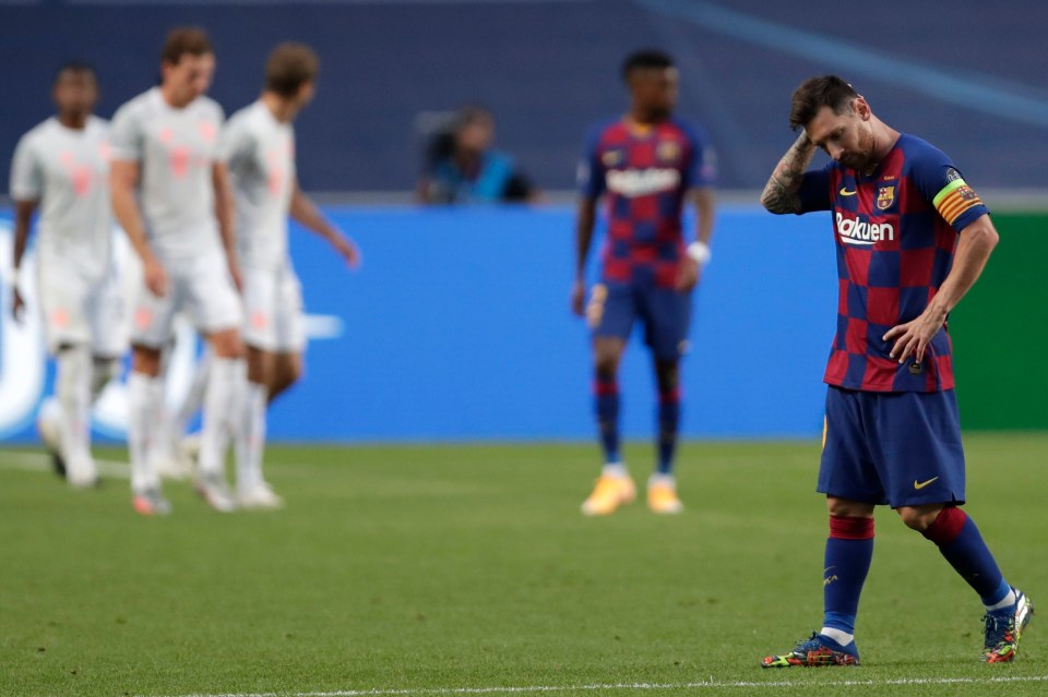 Barcelona were humiliated by Bayern Munich on Friday night