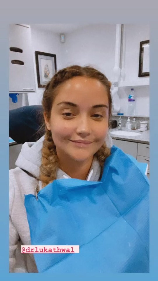 Jacquline looked like a happy patient as she got some fillings and a full clean and polish too 