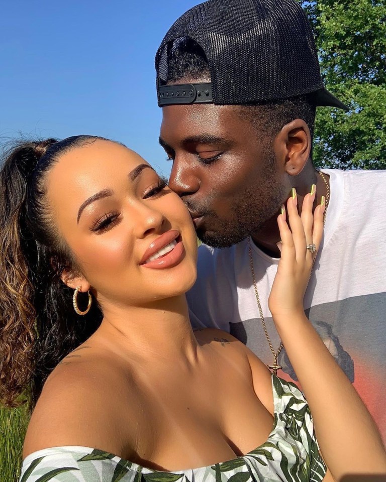 Marcel Somerville has proposed to his pregnant girlfriend Rebecca Vieria 