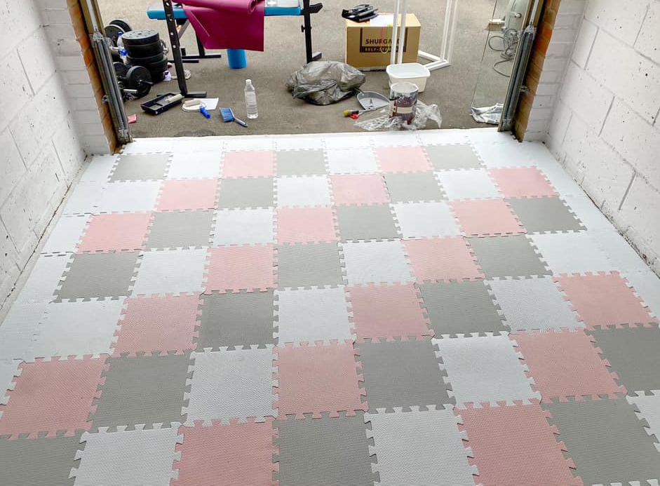 One woman even made a home gym using the popular mats