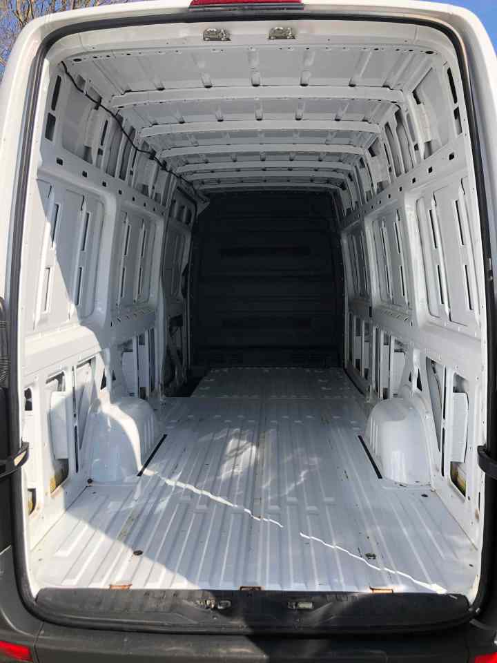 Daryl said using a builder’s white van was perfect for his high-spec interior 