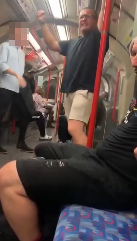 His tirade had shocked other passengers on the Underground