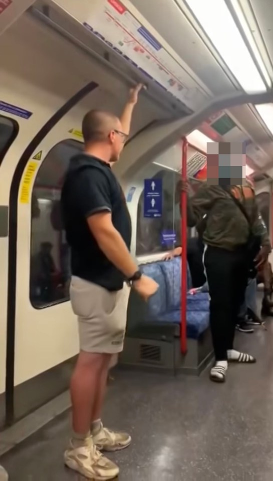 Billy Steele taunted black passengers on the tube telling them 'you're all going back'