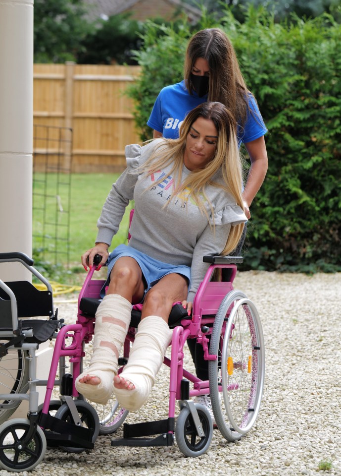 Katie Price is the proud owner of a lavish Swarovski studded wheelchair