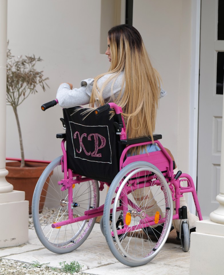 The eye-catching customisation ensures Katie can stay stylish wherever she goes