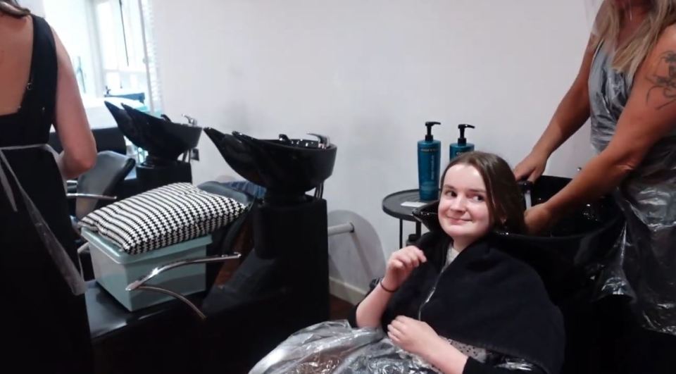 Amie admitted she was getting a 'correction cut' after a lockdown experimental haircut