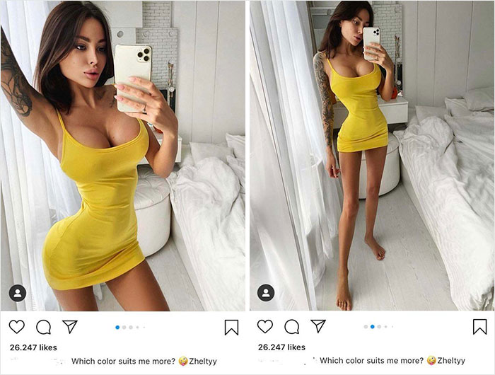 This woman baffled her followers with her out of proportion body