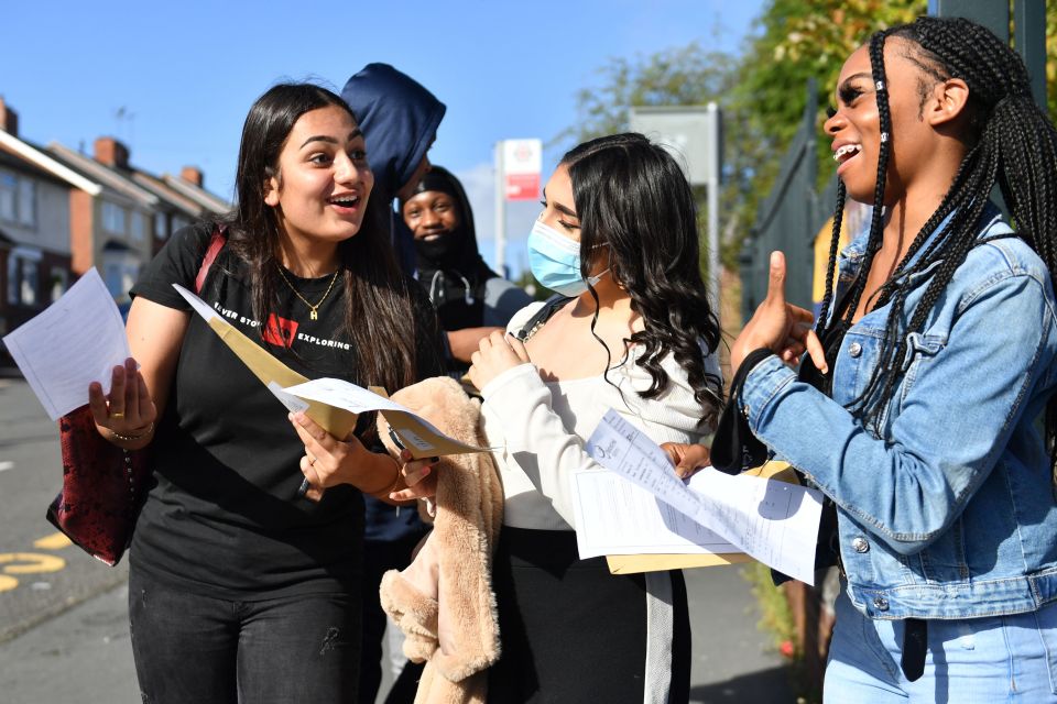 Pupils at Bristnall Hall Academy in Oldbury were all smiles