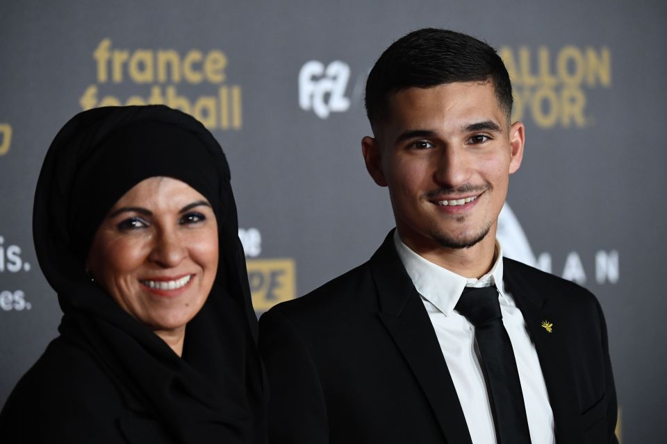 Aouar took his mum to the 2018 Ballon d'Or ceremony