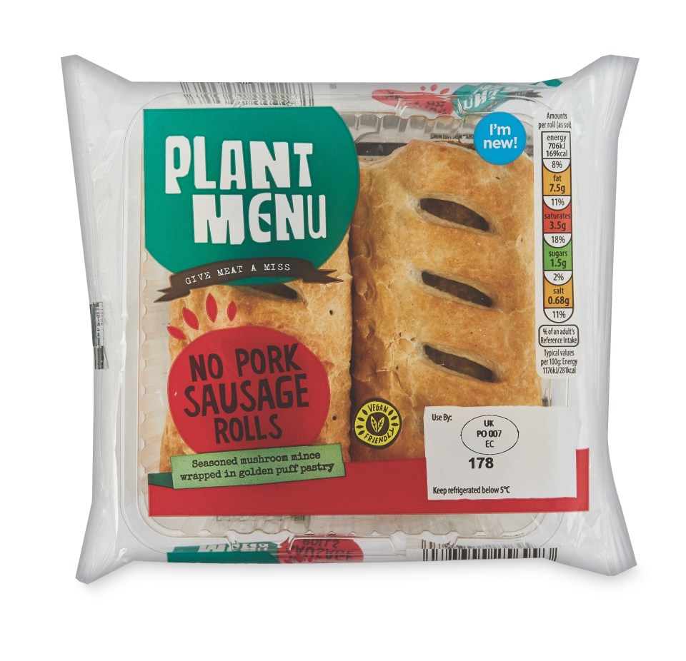 The Plant Menu Vegan Rolls  are only 99p, and a great sandwich alternative 