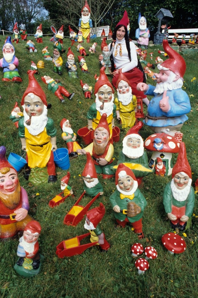 Artist Ann Atkin owns more than 2,000 gnomes