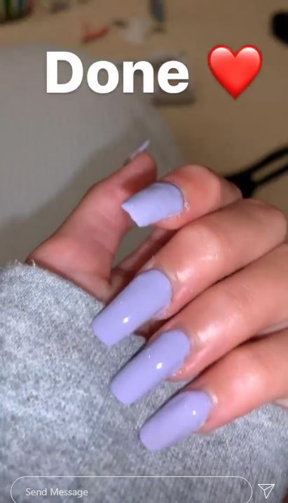 Katie Price's daughter Princess has taken inspiration from her mum's glam styling and showed off her huge new nails