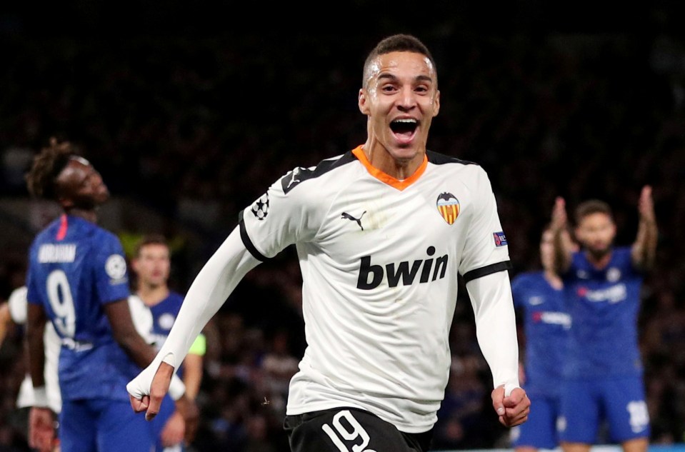 Rodrigo has four career goals in the Champions League, including a September strike past Chelsea