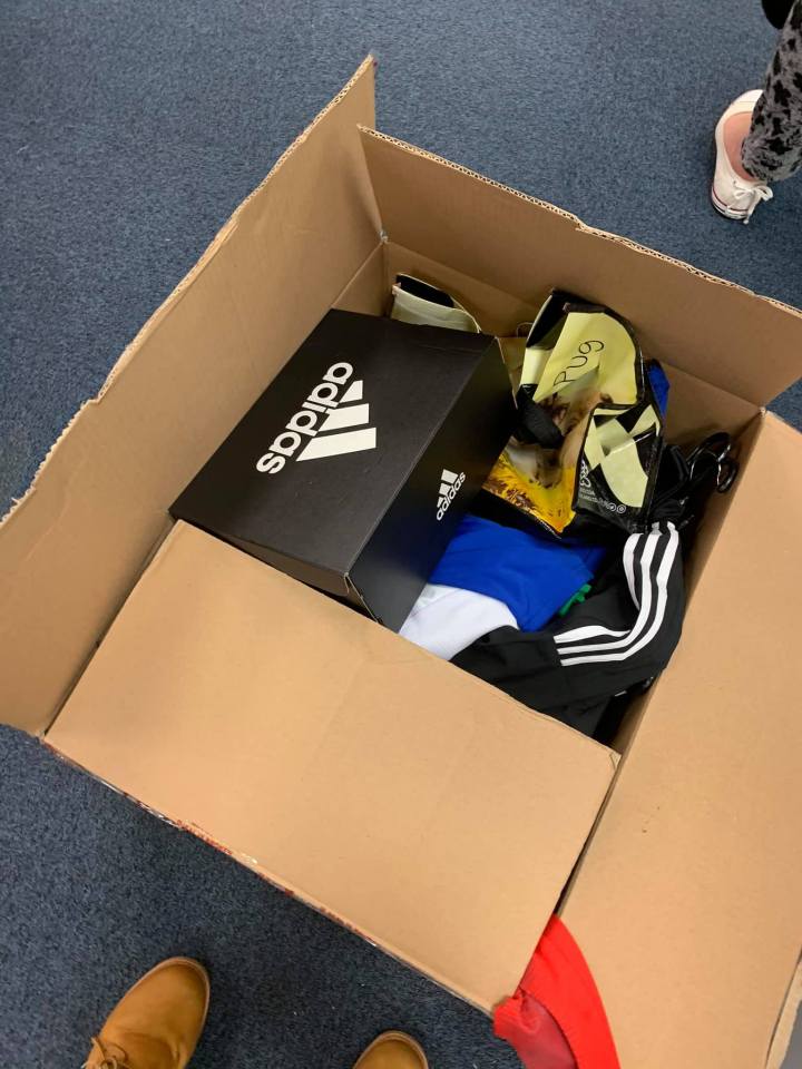 Another snapped up a huge box full of branded goods at a heavily discounted price