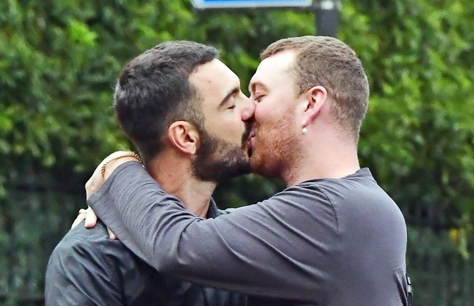 They kissed on the day out in leafy North London earlier this week