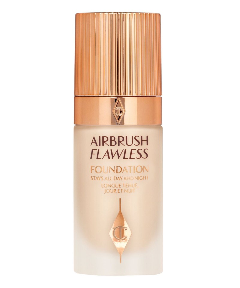 Ten per cent of fellas like to cover up their blemishes using foundations like Charlotte Tilbury’s Airbrush Flawless Finish