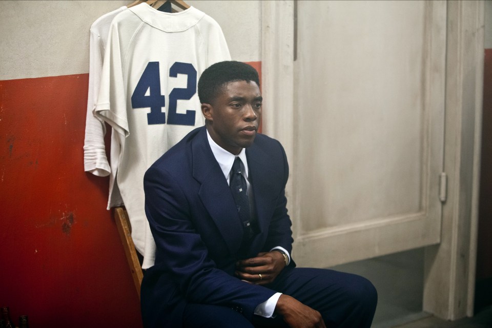 Chadwick played the first Black Major league baseball player, Jackie Robinson, in ’42’