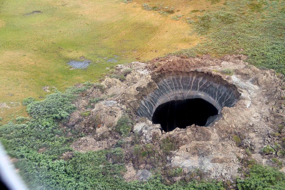 The giant hole is the 17th large crater to appear over the past six years.