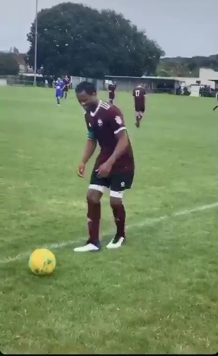 Patrice Evra plays for non-league side Brentham FC aged 39