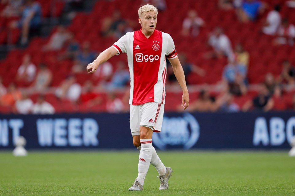 The Red Devils are closing in on the signing of Donny van de Beek from Ajax