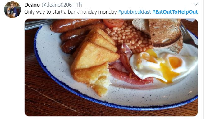 This Twitter user started the bank holiday off with sizeable fry up