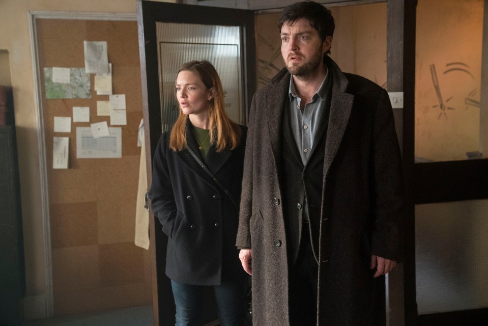 Tom Burke and Holliday Grainger play the protagonists Strike and Robin