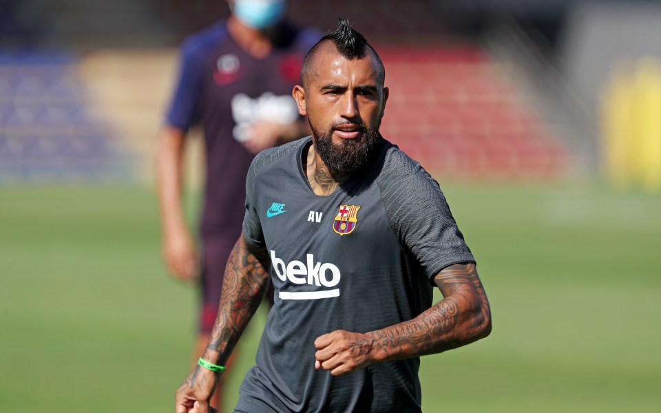 Chilean midfielder Arturo Vidal is also surplus to requirements